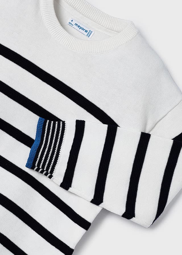 Navy Stripes Sweater