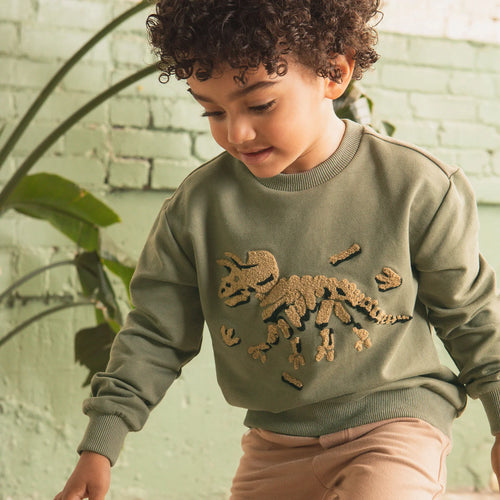 Fossil Chenille Embroidered Sweatshirt