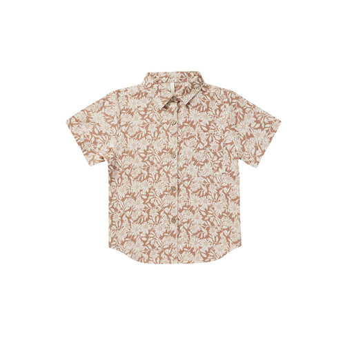 Collared Short Sleeve Shirt | Plumeria