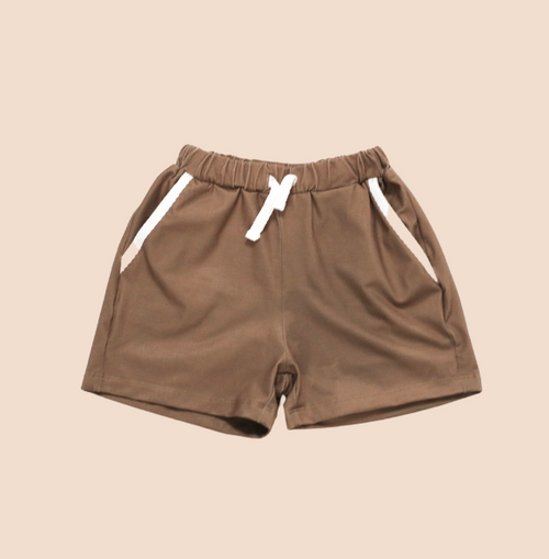 Mocha Pull-on Shorts