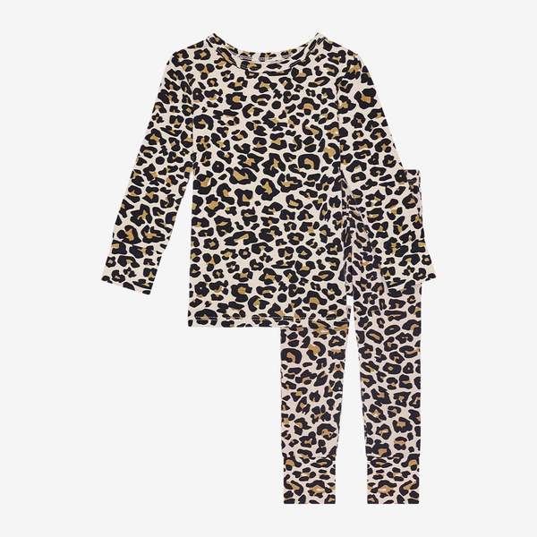 Lana Leopard Long Sleeve 2-Piece Pajamas