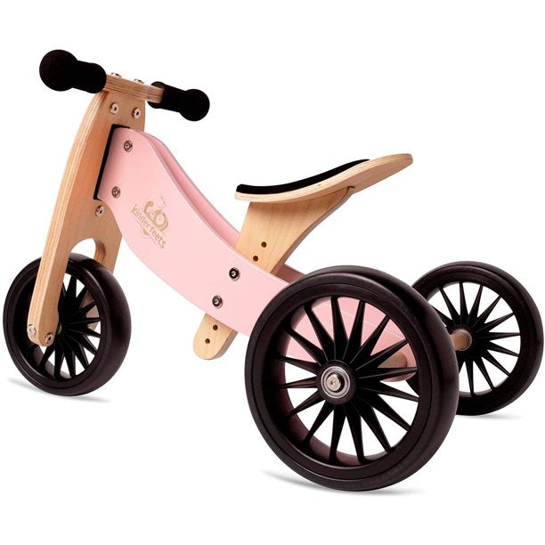 Rose Tiny Tot Plus 2-in-1 Wooden Balance Bike & Tricycle