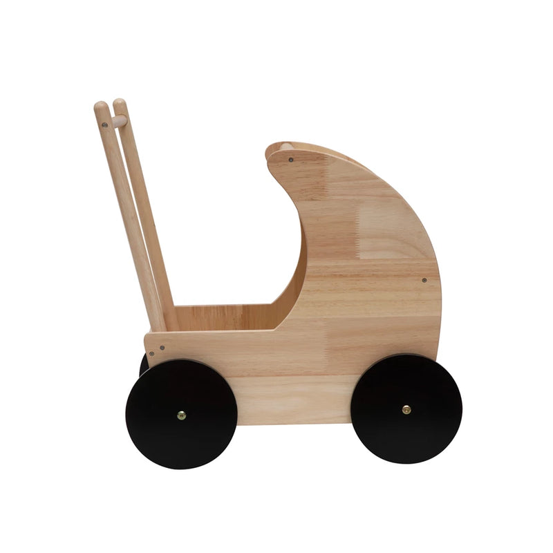 Natural Wood Toy Doll Carriage