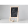 Wrapped Rattan and Wood Chalkboard Easel