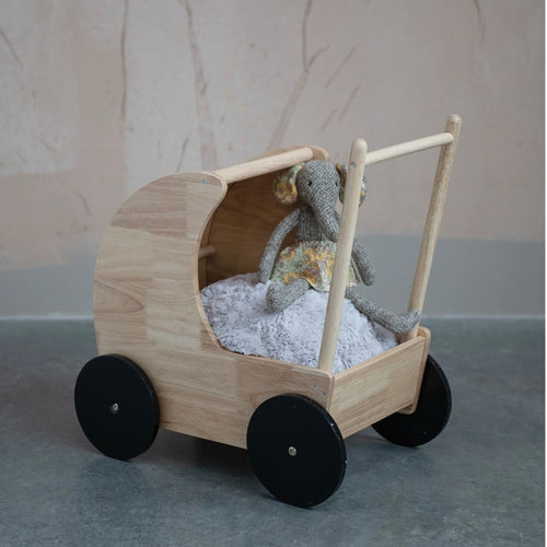 Natural Wood Toy Doll Carriage