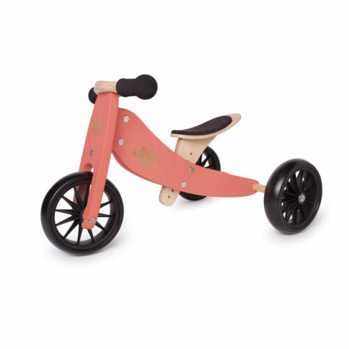 Coral Tiny Tot Plus 2-in-1 Wooden Balance Bike & Tricycle