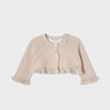 Champagne Cropped Cardigan